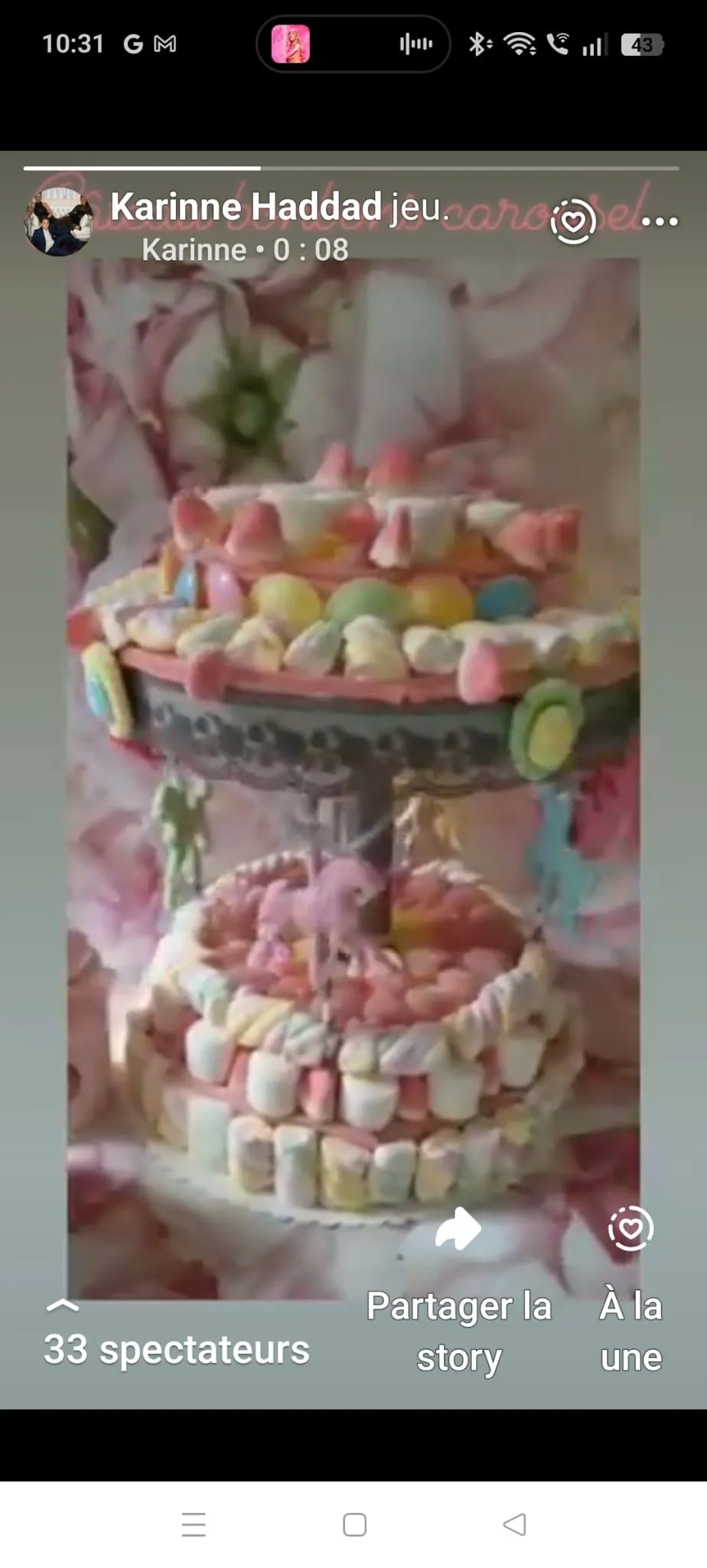 Gâteau de bonbons artisanal  — L'atelier de Kashaine