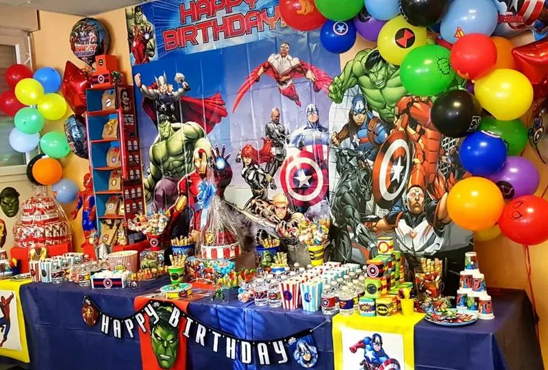 Décoration anniversaire Avengers — L'atelier de Kashaine