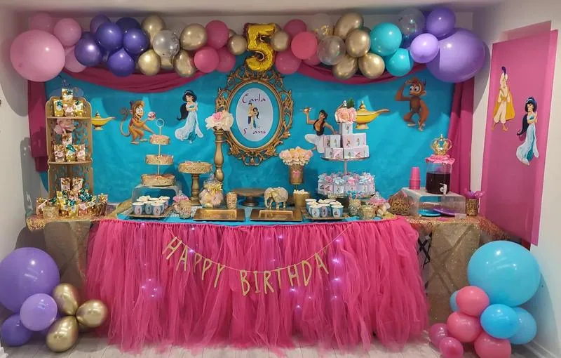 Décoration anniversaire Jasmine & Aladin — L'atelier de Kashaine
