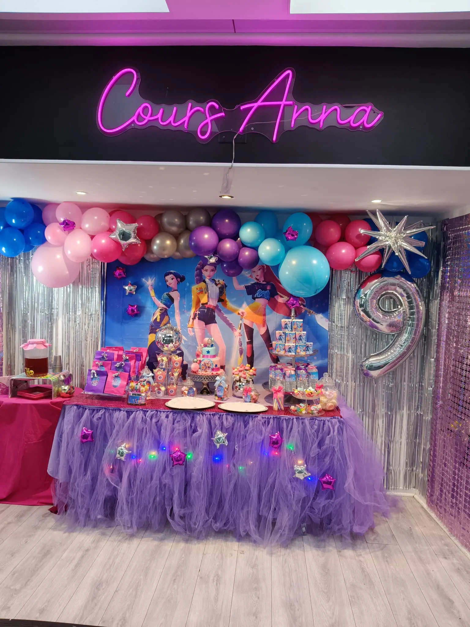 Décoration et buffet