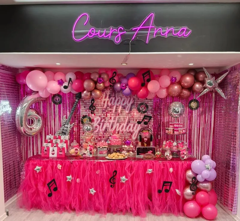Décoration anniversaire Musique — L'atelier de Kashaine
