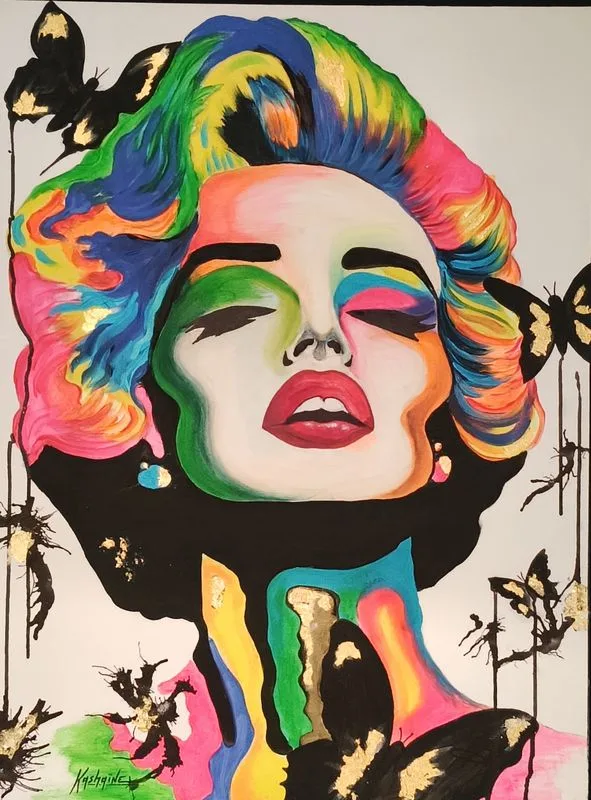 Tableau d'art original signé Kashaine Marylin — L'atelier de Kashaine