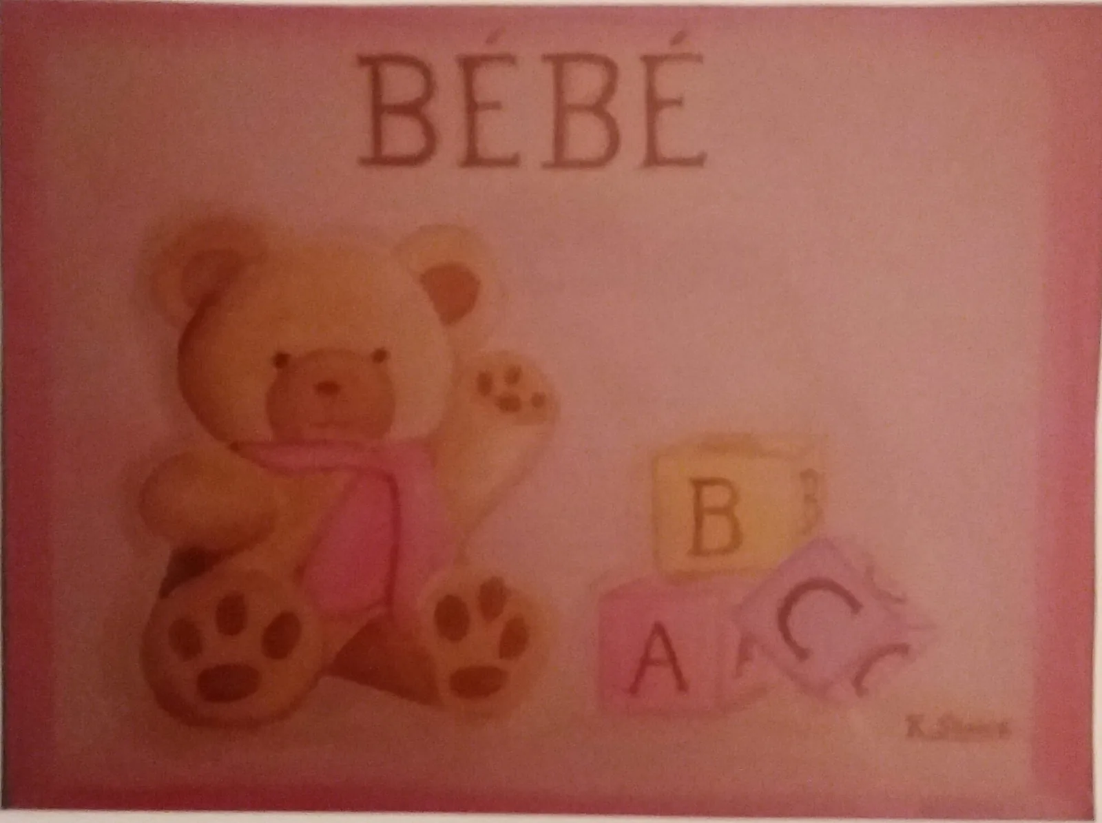 Tableau personnalisé enfant — L'atelier de Kashaine